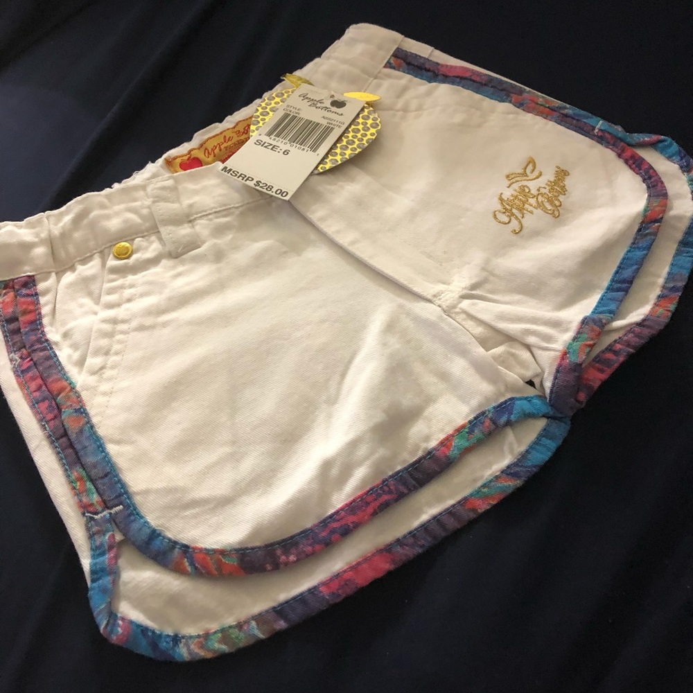 White jean short 5-6